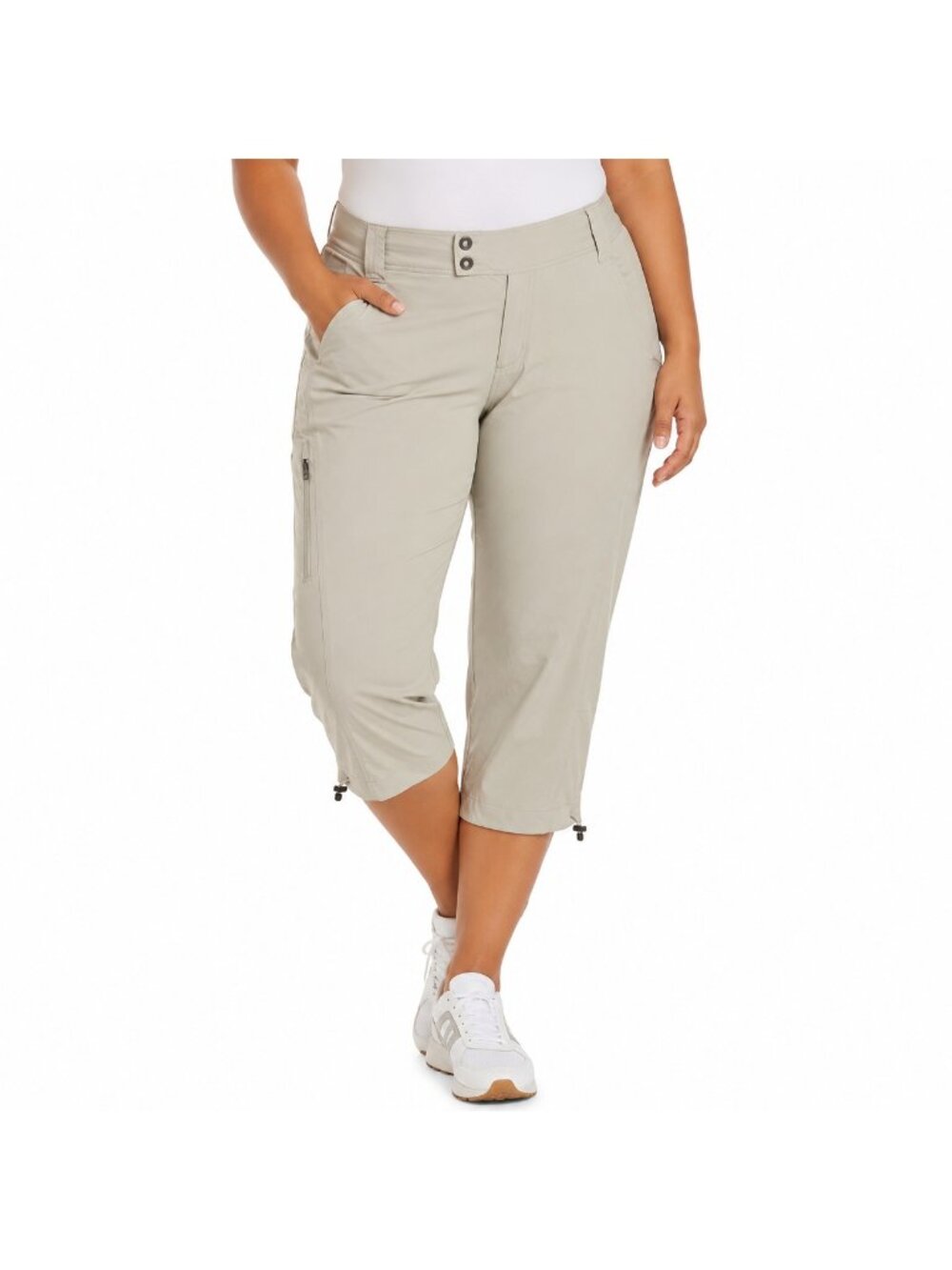 Columbia Beige Women's Capri Hiking Outdoor Pants - 12